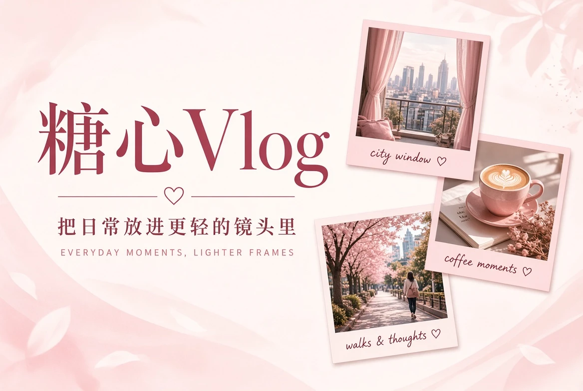 糖心Vlog 日常记录主题封面