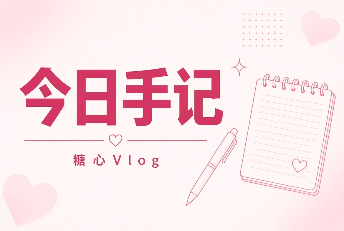 糖心Vlog 今日便笺主题画面
